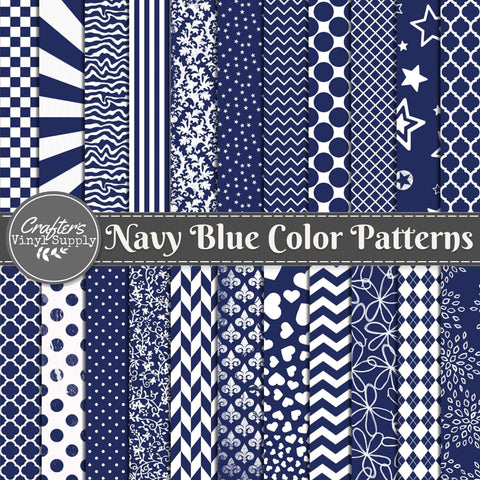 Navy Blue Color Patterns