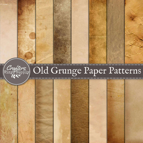Old Grunge Paper Patterns