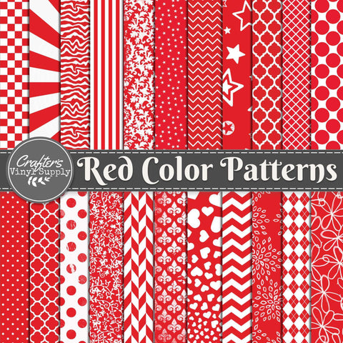 Red Color Patterns