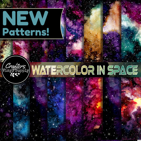 Watercolor In Space Patterns