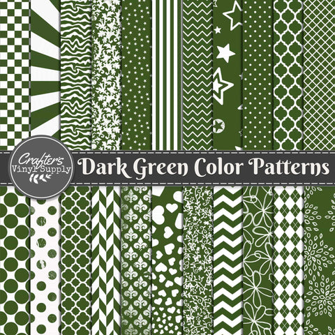Dark Green Color Patterns