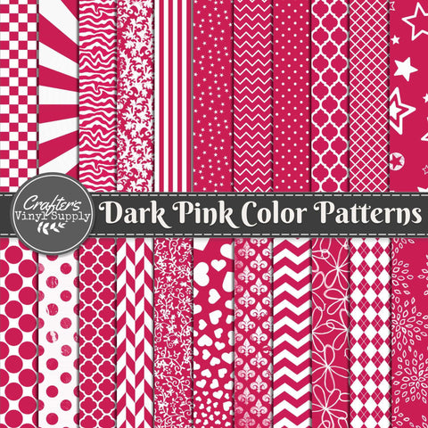 Dark Pink Color Patterns