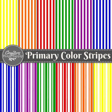 Primary Color Stripes