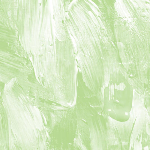 Abstract mint green paint brushstrokes pattern