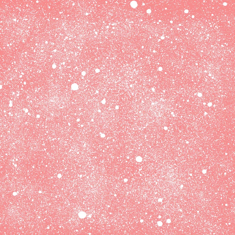 Abstract coral background with white speckled pattern