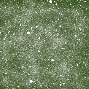 Green background with white speckled pattern