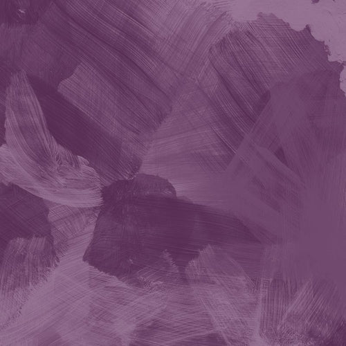 Abstract floral brushstroke pattern in shades of purple