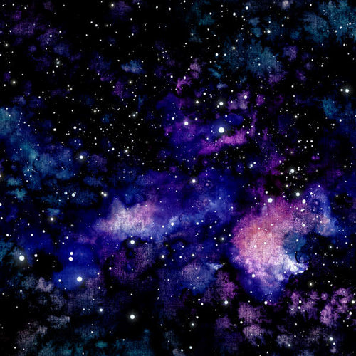Abstract galaxy pattern with stars