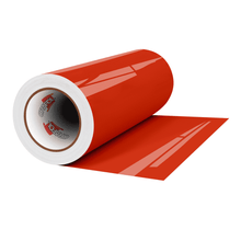 Load image into Gallery viewer, Crafter&#39;s Vinyl Supply Cut Vinyl 12&quot; x 1 Yard ORACAL® 651 Vinyl - 047 Orange Red - Gloss Finish by Crafters Vinyl Supply