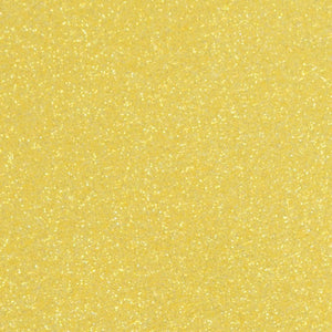 Crafter's Vinyl Supply Cut Vinyl 20” x 12” Siser Glitter Lemon Sugar by Crafters Vinyl Supply