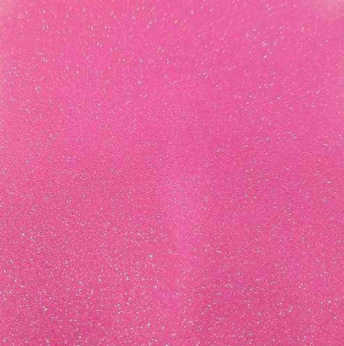 Crafter's Vinyl Supply Cut Vinyl 20” x 12” Siser Glitter Neon Pink by Crafters Vinyl Supply