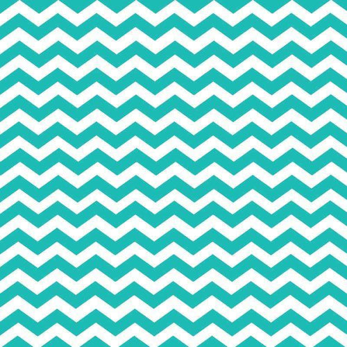 Chevron pattern in shades of teal and white