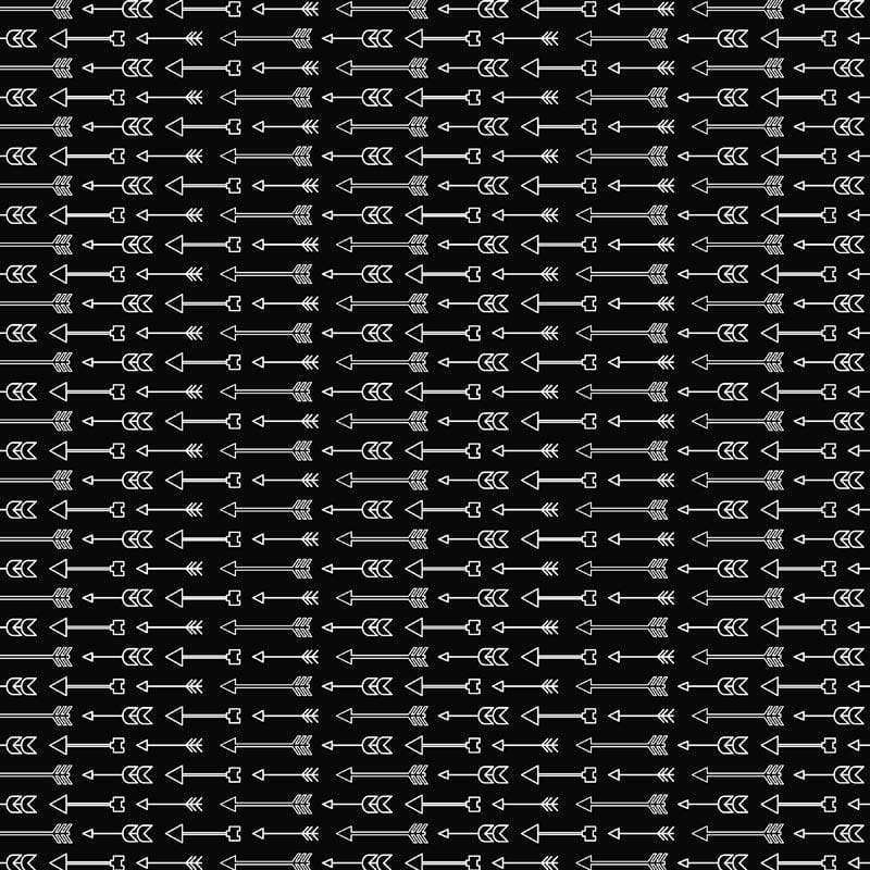 Black and white repeated arrow pattern