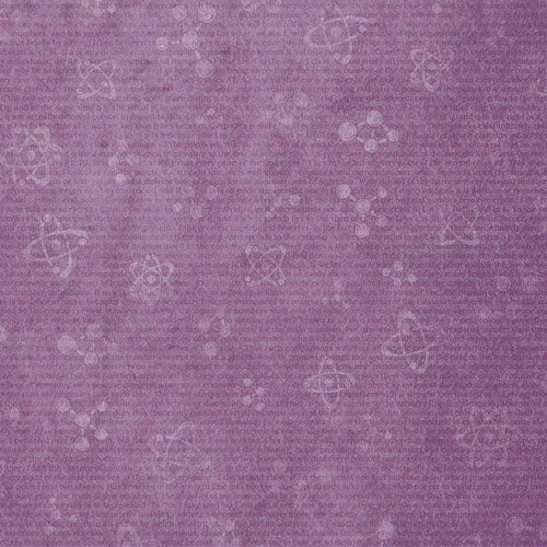 Abstract lilac fabric pattern with subtle bubble and sparkle motifs