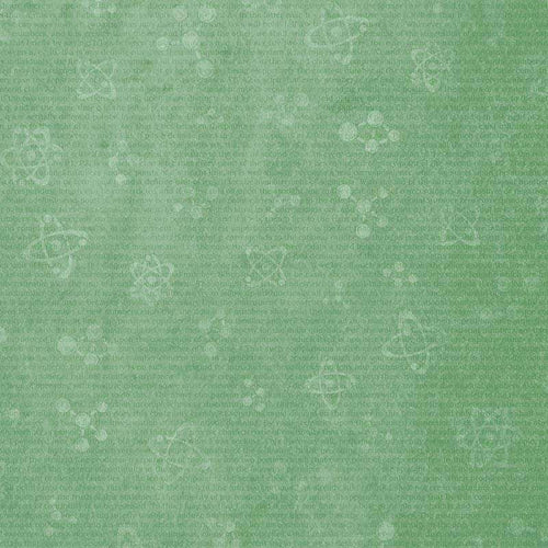 Sage green pattern with delicate botanical motifs
