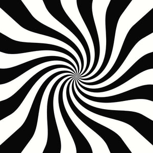 Black and white abstract swirl pattern