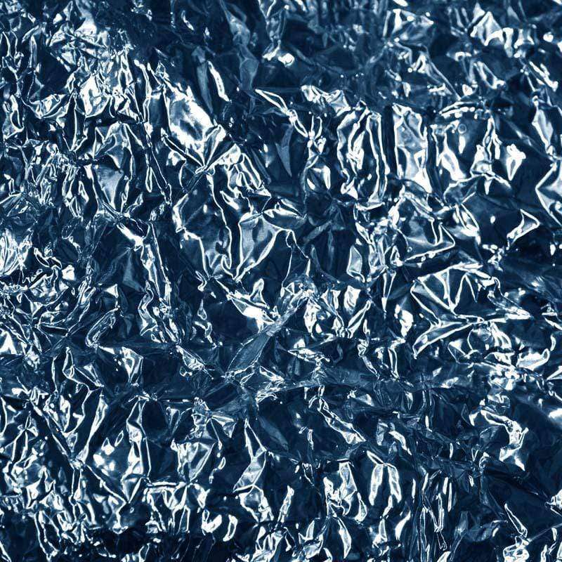 Abstract crinkled foil texture