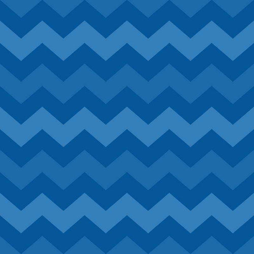 Layered blue chevron pattern