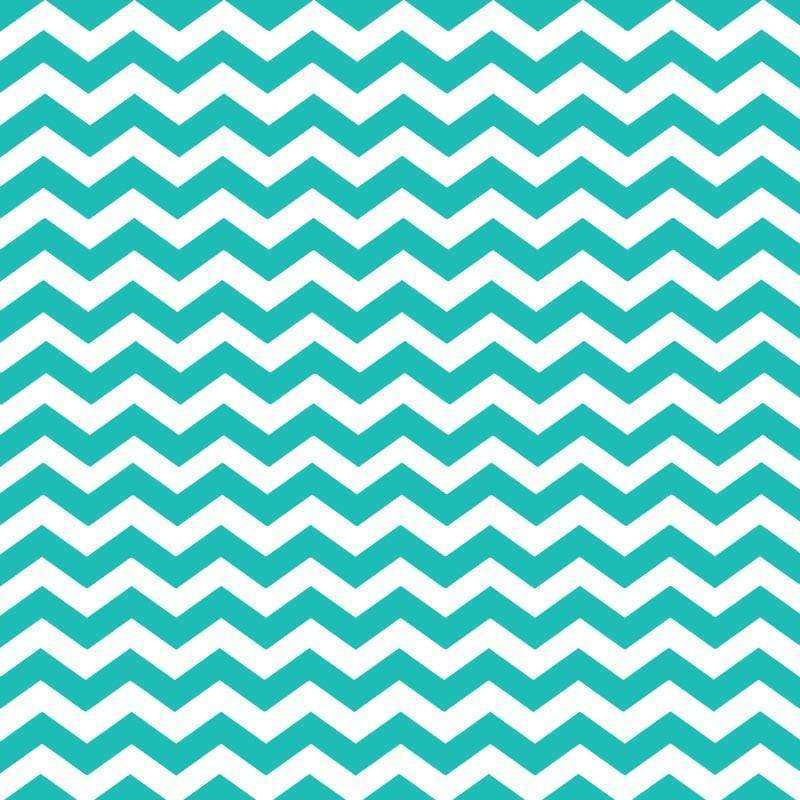 A repeating zigzag pattern in shades of aqua and white