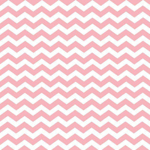 Pink and white chevron pattern