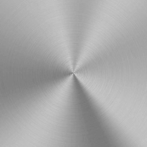 Concentric circular brushed metal texture