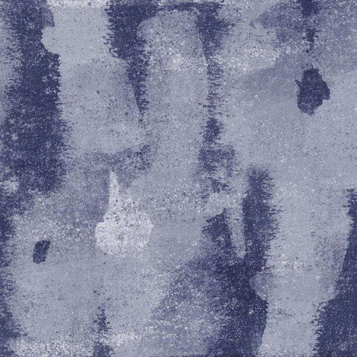 Abstract indigo brushstroke pattern