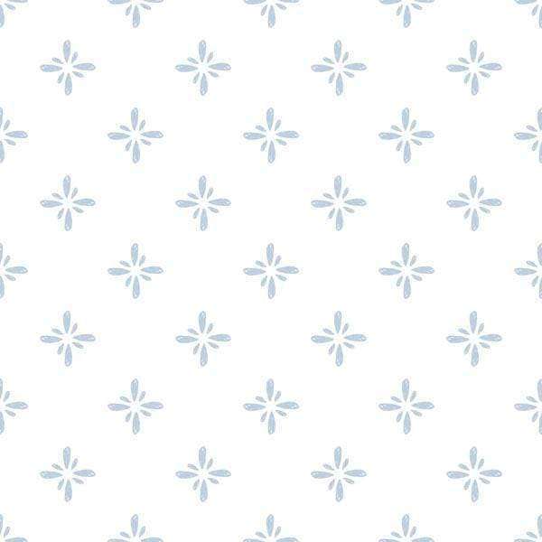 Subtle floral pattern on a white background