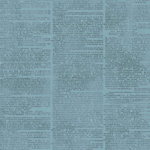 Blue textured background with overlapping dictionary pages