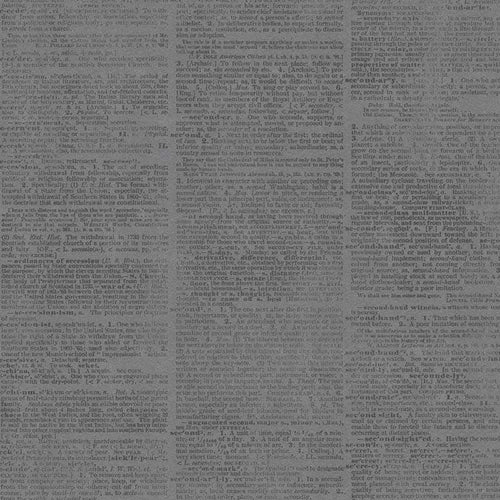 Square grayscale pattern of overlaid vintage text pages