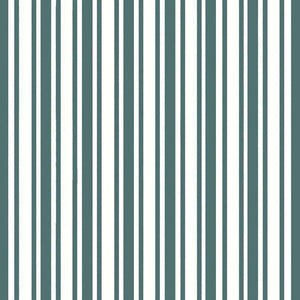 Vertical sea green and white striped pattern