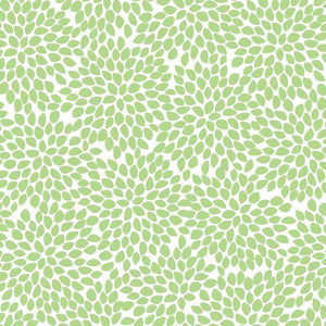Green leafy pattern on a light background