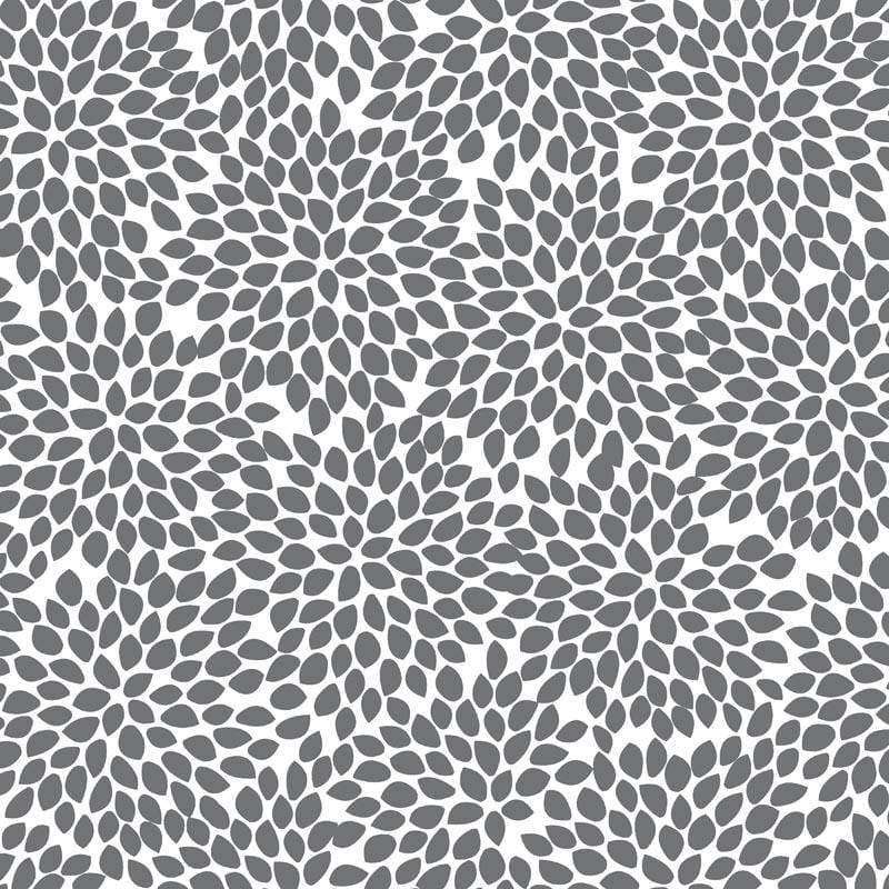 Abstract monochrome leaf-like pattern