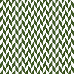 Green and white herringbone pattern