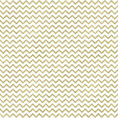 Gold and white zigzag pattern
