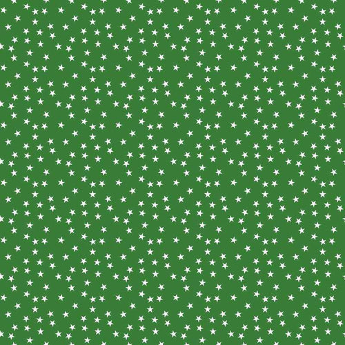 Green background with white star pattern