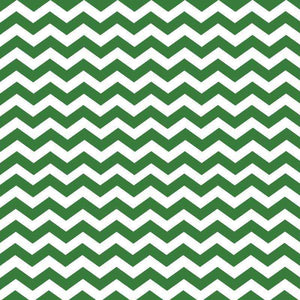 Green and white chevron zigzag pattern