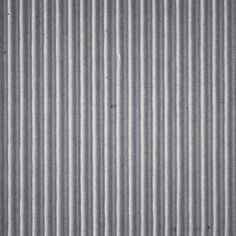 Close-up of a corrugated grey pattern