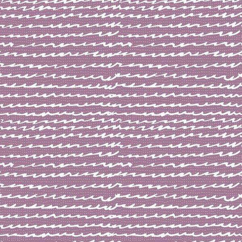 Abstract scribble pattern on a lavender background