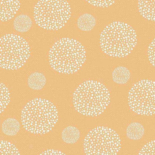 Polka dot clusters on a tan background