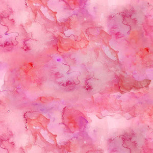Abstract watercolor pattern in shades of pink and purple