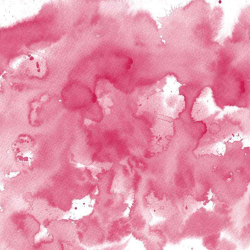 Abstract pink watercolor splotches on a white background