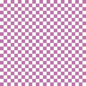 Lavender and white checkered pattern