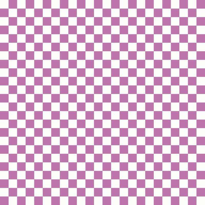Lavender and white checkered pattern
