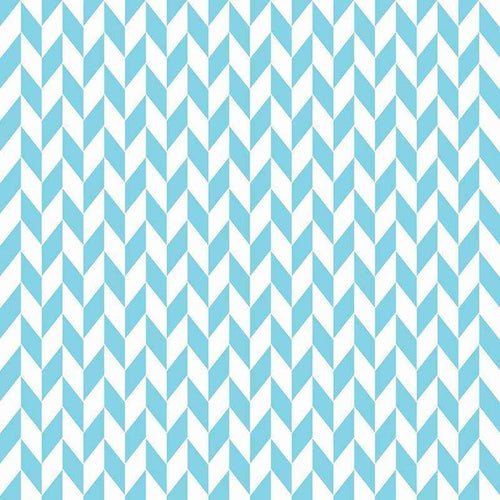 Light blue and white chevron pattern