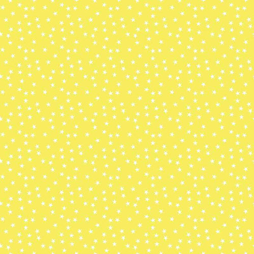 Yellow background with small white star pattern