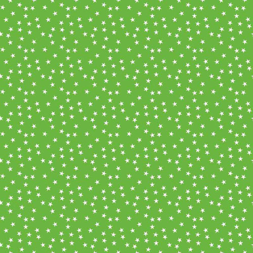 Green background with small white star pattern