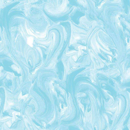 Abstract blue marbled pattern