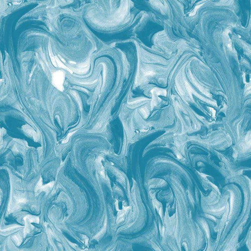 Abstract blue swirling pattern