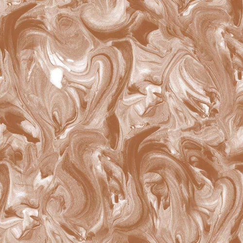 Abstract marbled pattern in shades of brown and cream