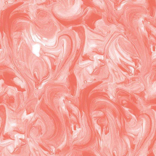 Abstract coral pink swirling pattern